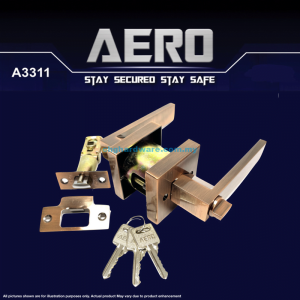 AERO Tubular Lever Lock Set