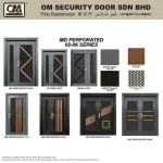 OM Security Door MD Perforated Series